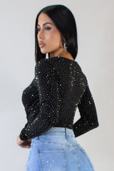 Sparkling Crop Top