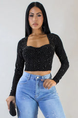 Sparkling Crop Top